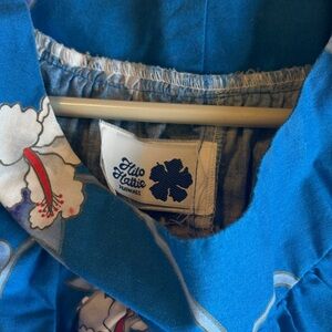 Hilo Hattie Blue Floral Dress